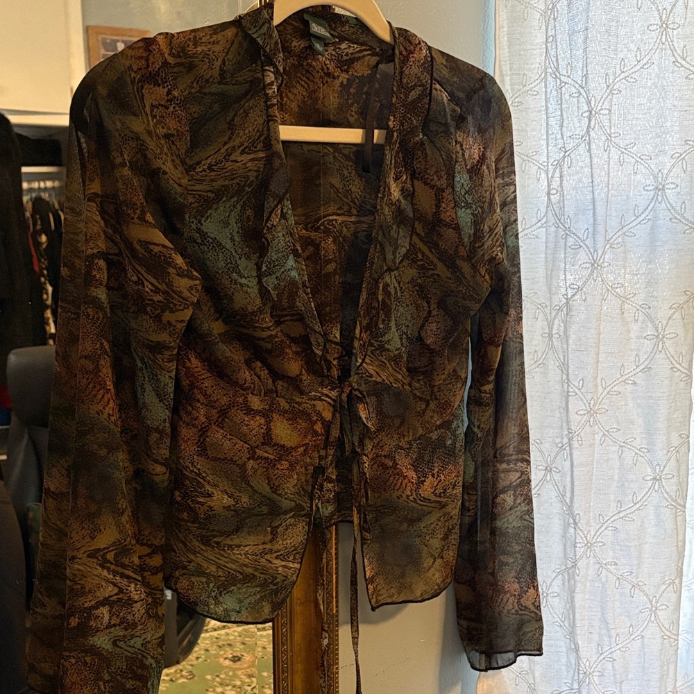 Wild Fable Animal Print Blouse